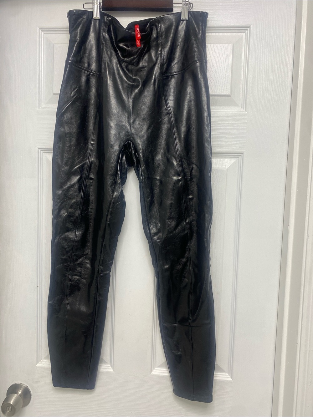 Spanx Faux Patent Leather Leggings